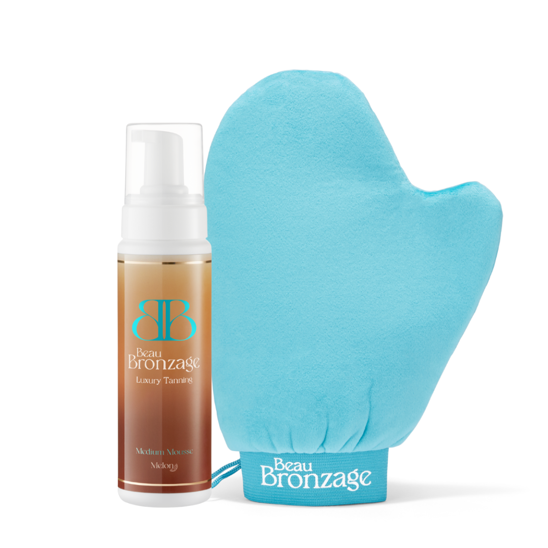 TANNING MOUSSE 200ml  & BODY MITT