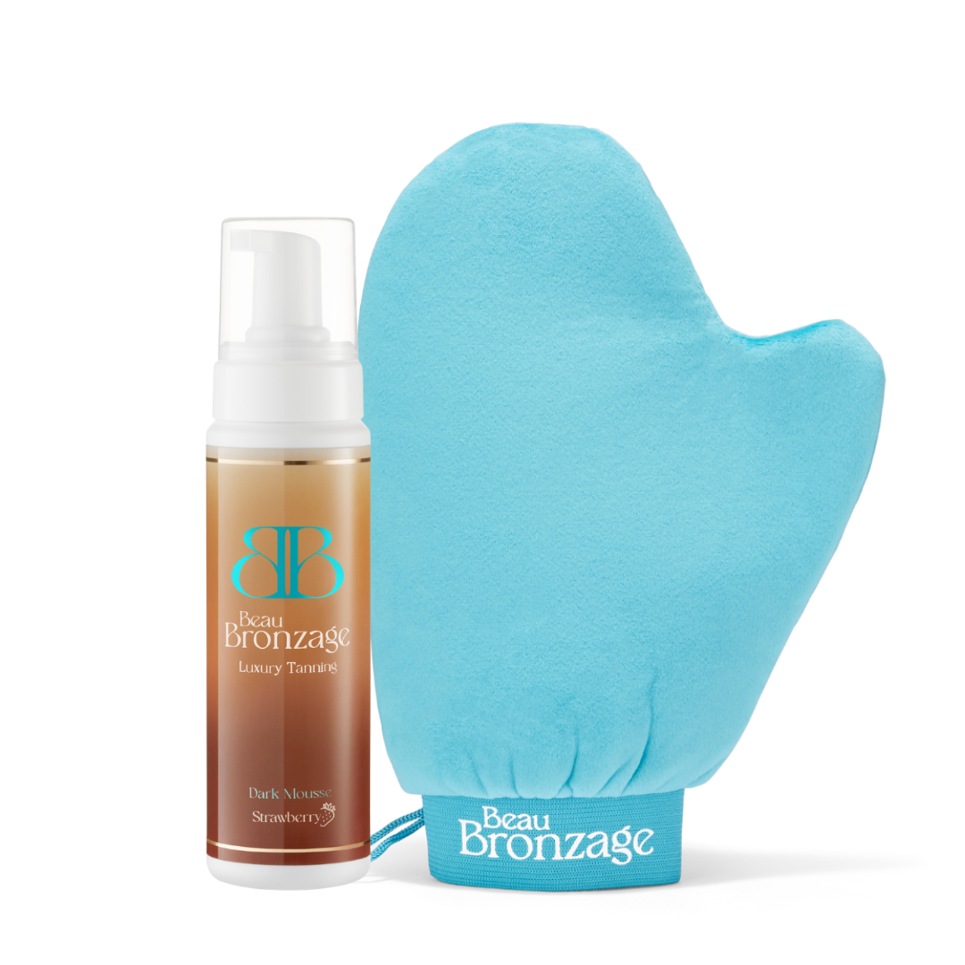 TANNING MOUSSE 200ml  & BODY MITT