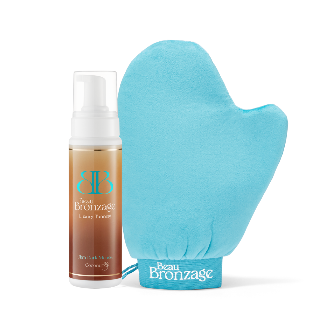 TANNING MOUSSE 200ml  & BODY MITT