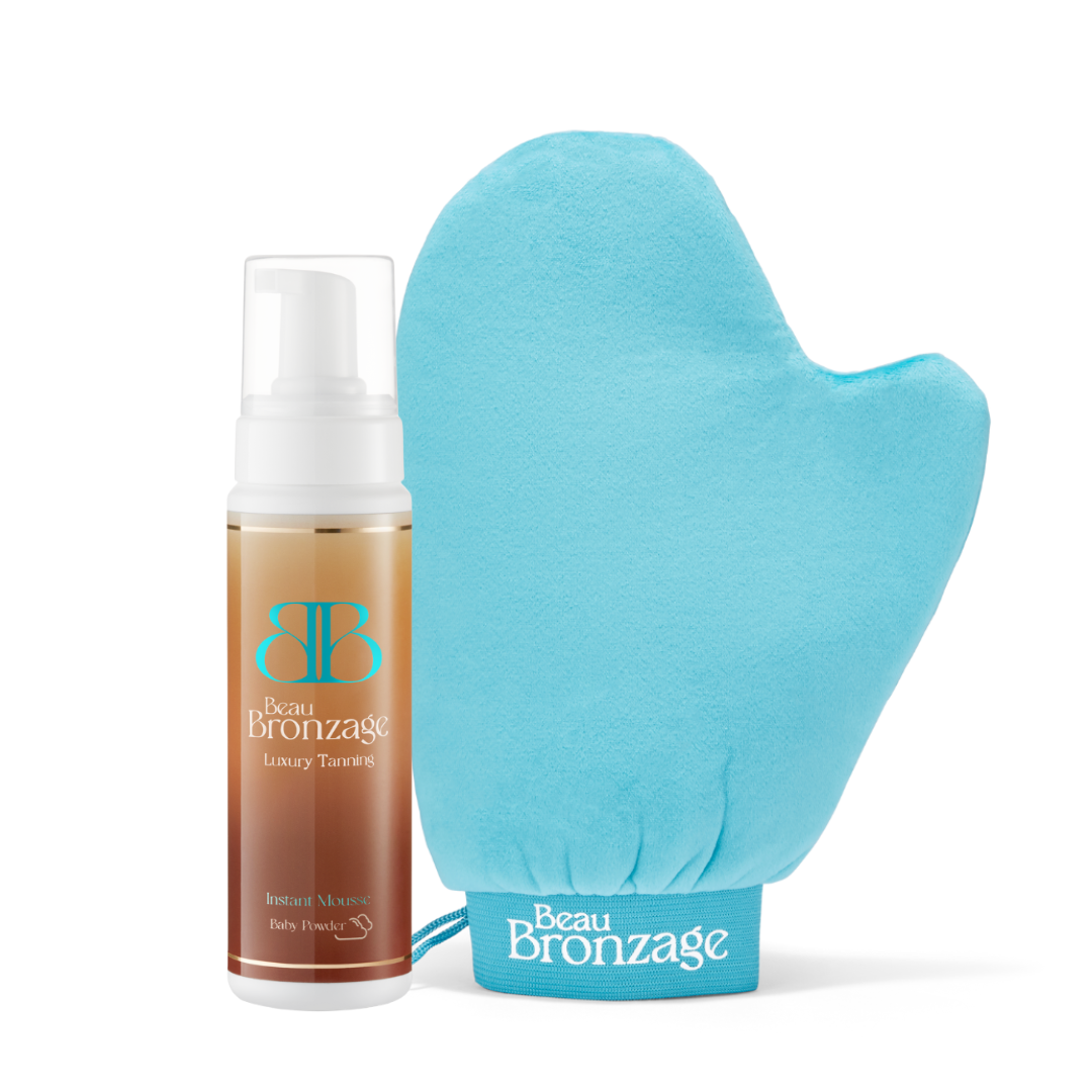 INSTANT TANNING MOUSSE 200ML & BODY MITT