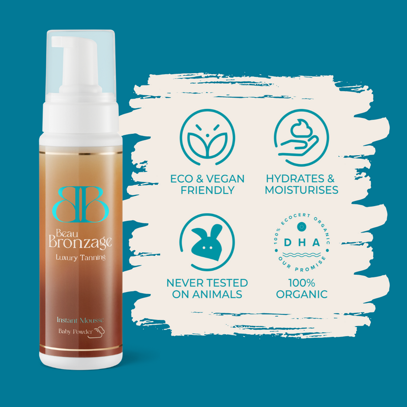 INSTANT TANNING MOUSSE 200ML & BODY MITT